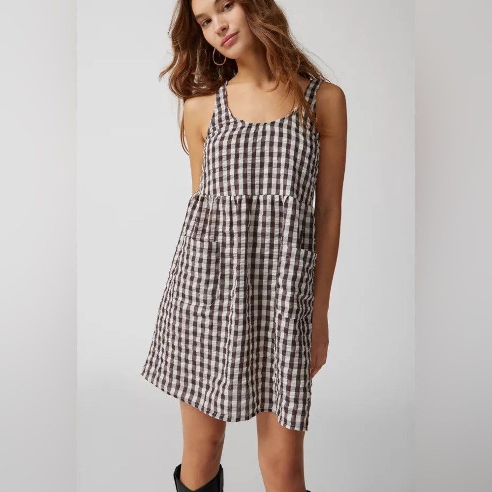 Urban Outfitters Black and White Gingham Dress FINAL SALE